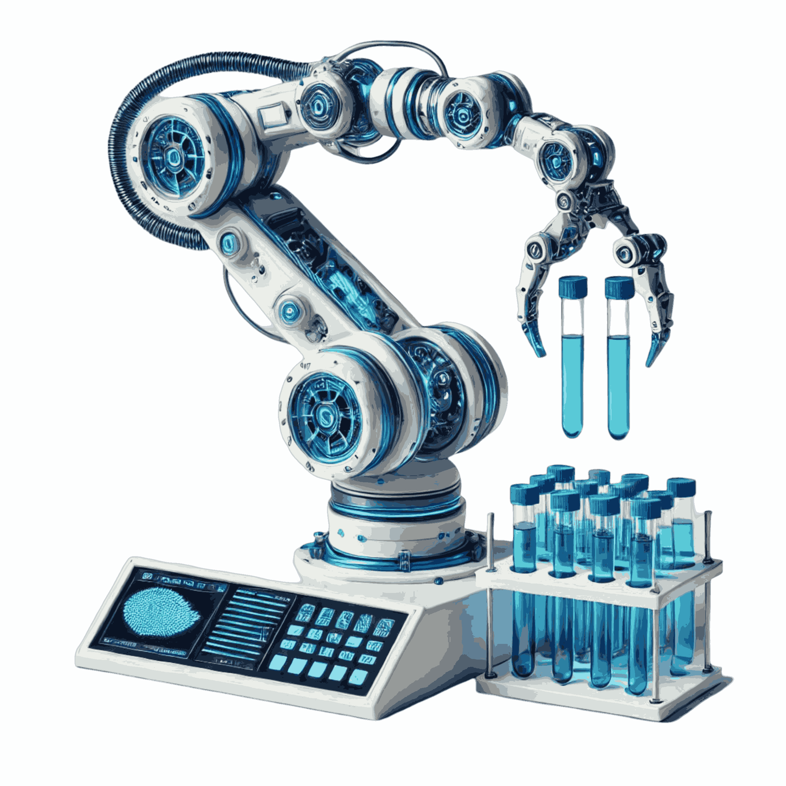 Fully automatic digital lab with robotic diagnostic systems
